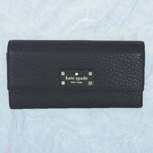 kate spade Handbags - Kate Spade Bay Street Sandra leather clutch wallet trifold